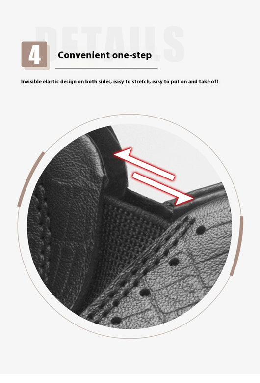 Zapatos de Cuero Ejecutivos con Plantilla Elevadora Invisible de 8cm - Image 13
