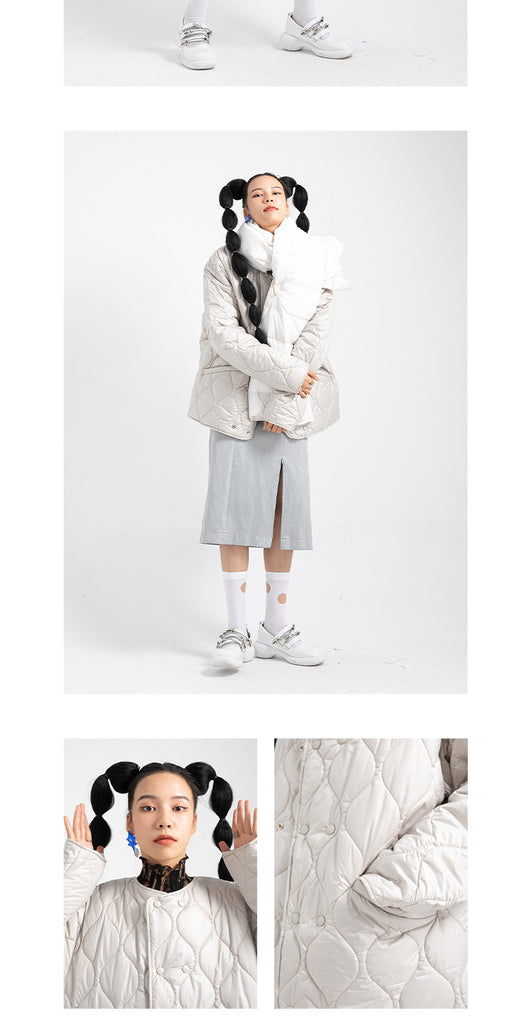 Chaqueta Acolchada de Diseño Callejero Japonés Trendy - Image 10