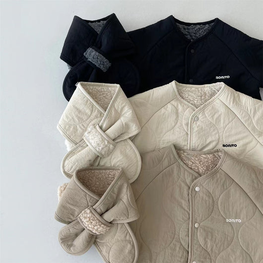 Traje de Gateo Acolchado con Forro de Lana - Calidez Total para Bebés - Image 2