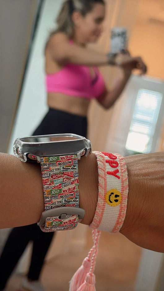 Apple Watch Strap - Cities Plate