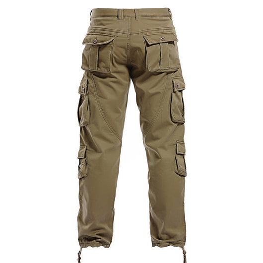 Pantalones de Trabajo Cálidos Talla Grande Forro Polar Grueso Ajuste Holgado - Image 3