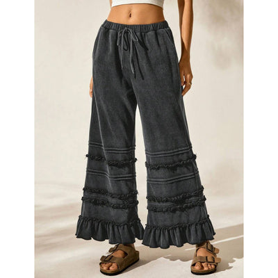 Pantalones Anchos Vintage Efecto Desgastado - Estilo Casual Verano - Image 2