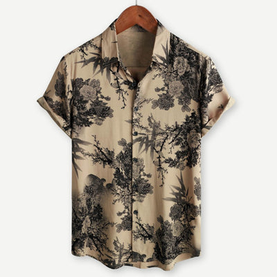 Camisa Hawaiana de Manga Corta con Solapa - Image 18
