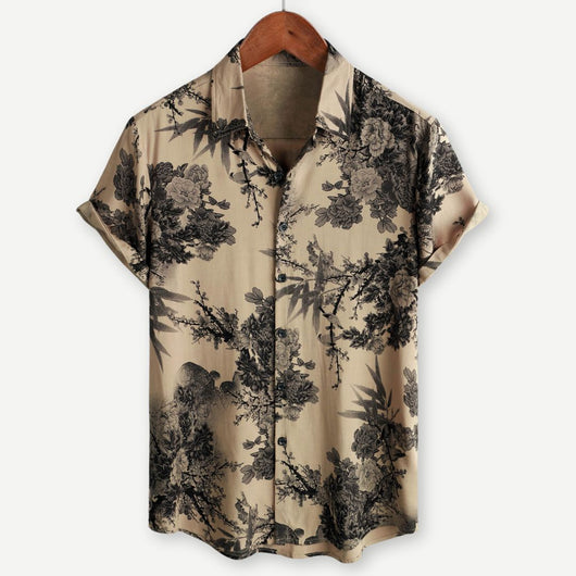 Camisa Hawaiana de Manga Corta con Solapa - Image 18
