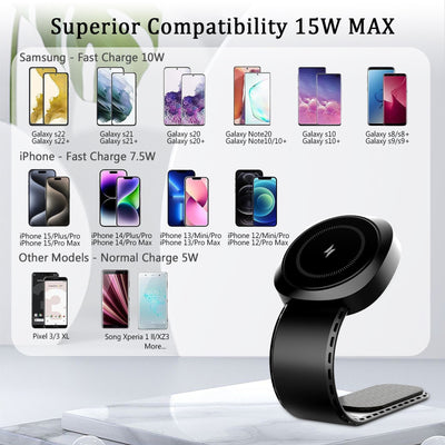 Cargador Inalámbrico Magnético Multifuncional para Celular - Image 11