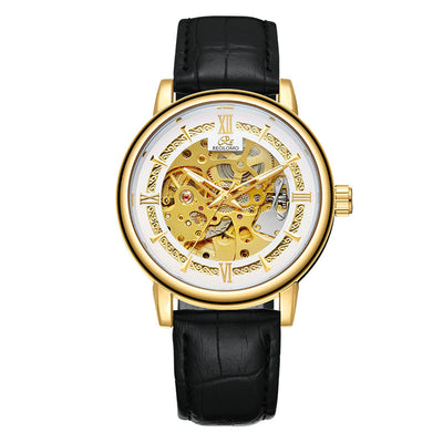 Reloj Mecánico Hombre Estilo Europeo Diseño Calado Elegante - Image 5