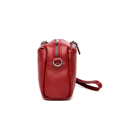 Bolso Crossbody de Cuero Genuino para Mujer - Bolsa de Hombro para Celular - Image 4