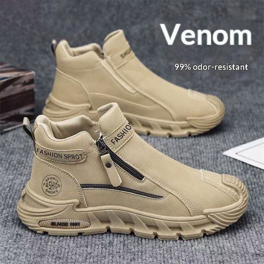 Zapatos de Trabajo Antideslizantes para Hombre con Cierre de Cremallera - Image 2
