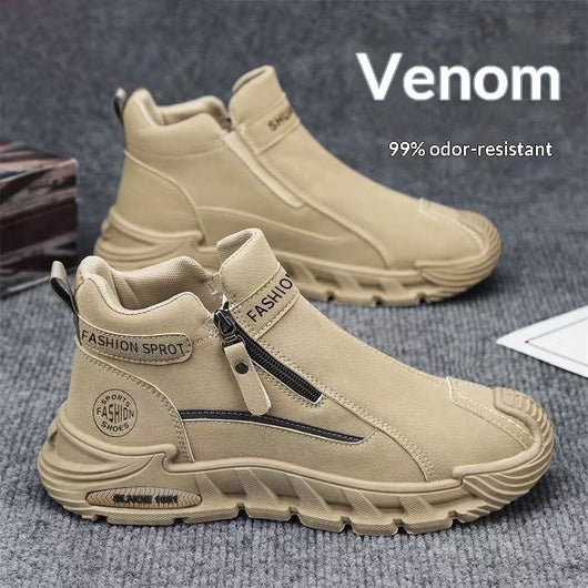 Zapatos de Trabajo Antideslizantes para Hombre con Cierre de Cremallera - Image 2