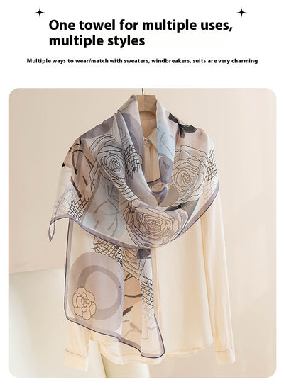 Pañuelo de Seda Mulberry Estampado para Mujer - Image 19