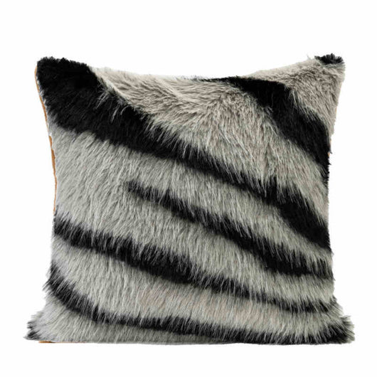 Cojín Decorativo Estampado Cebra Blanco y Negro para Sala - Image 5