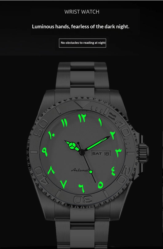 Reloj Mecánico Deportivo para Hombre con Esfera Luminosa, Calendario y Resistencia al Agua - Image 11