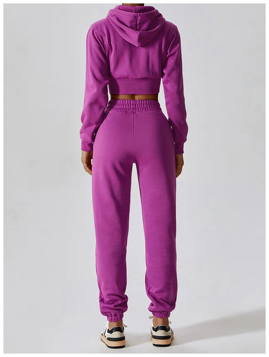 Pantalones Deportivos de Terciopelo Polar para Mujer - Corte Recto y Cómodo - Image 11