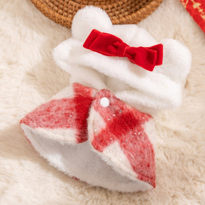 Vestido Navideño Cálido para Perro Bichón - Ropa de Invierno para Mascotas - Image 11