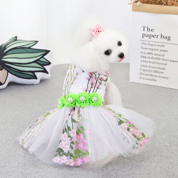 Vestido de Novia para Mascotas - Traje Elegante para Perros