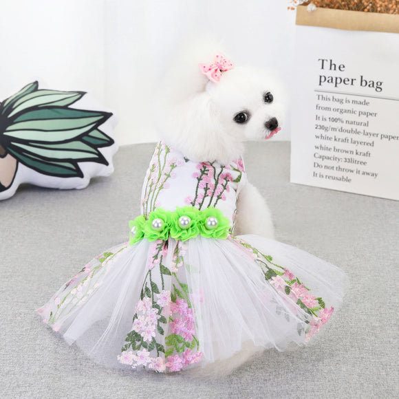 Vestido de Novia para Mascotas - Traje Elegante para Perros