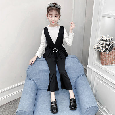 Trajes Elegantes para Niñas - Conjuntos de Tres Piezas Primavera - Image 5