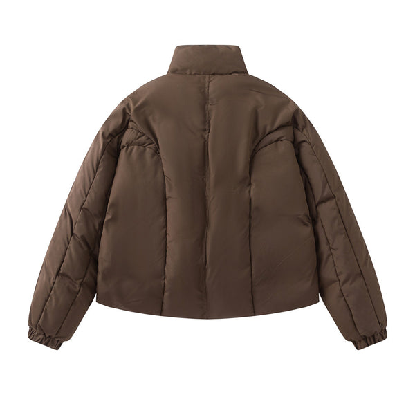 Abrigo de Invierno Acolchado para Hombre - Cuello Elevado y Máxima Calidez