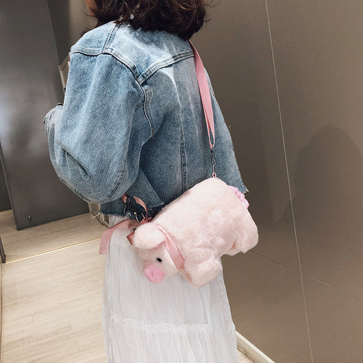 Bolso de Hombro Personalizado con Diseño de Cerdo para Mujer - Image 9