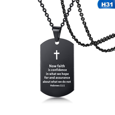 Collar Cadena Acero Inoxidable con Dije Biblia para Hombre y Adolescente - Image 44