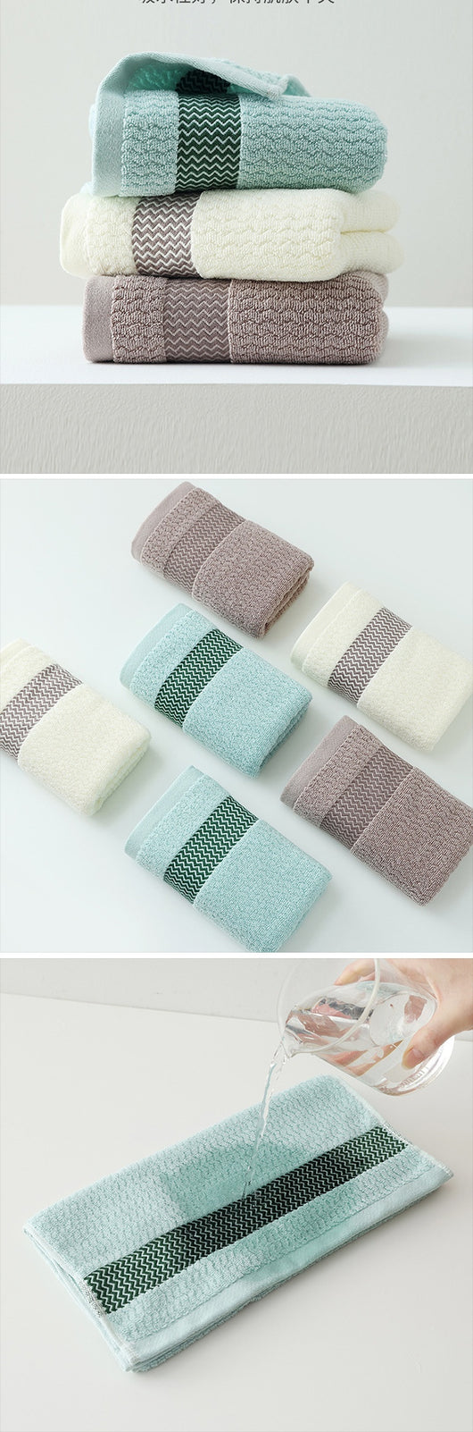 Toallas Absorbentes Estampado Agua para Cara y Cuerpo - Image 19