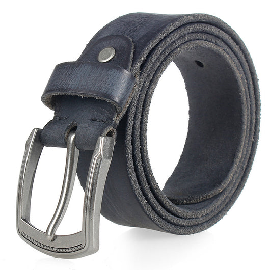 Cinturón de Cuero y Top Denim Retro Versátil - Image 13