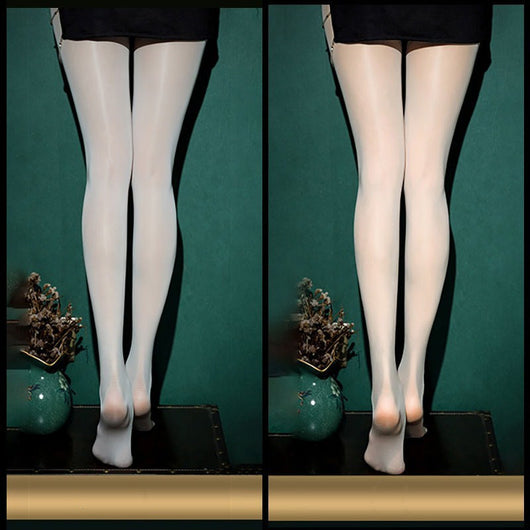 Medias Brillantes Ultrafinas con Bragueta Dorada - Estilo Elegante y Sensual - Image 30