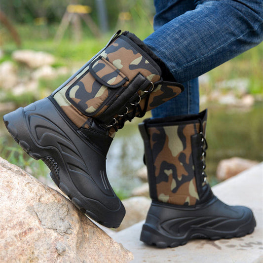 Botas de Nieve Impermeables para Hombre con Suela Antideslizante