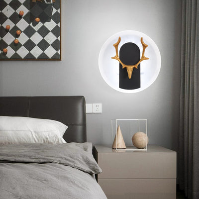 Lámpara de Pared Decorativa Astas Acrílico para Sala de Estar - Image 2