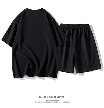 Conjunto Deportivo Hombre Estilo Hong Kong - Playera y Shorts Sueltos - Image 11
