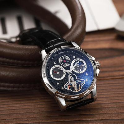 Reloj Automático de Acero Inoxidable con Esfera Luminosa Impermeable - Image 3