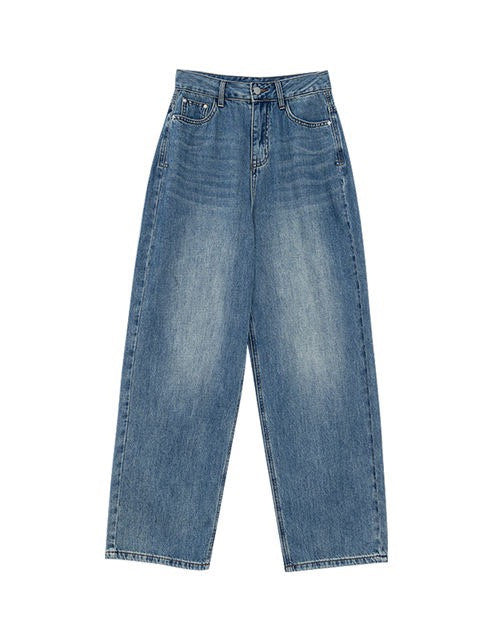 Jeans Rectos de Cintura Alta Holgados para Mujer - Image 7