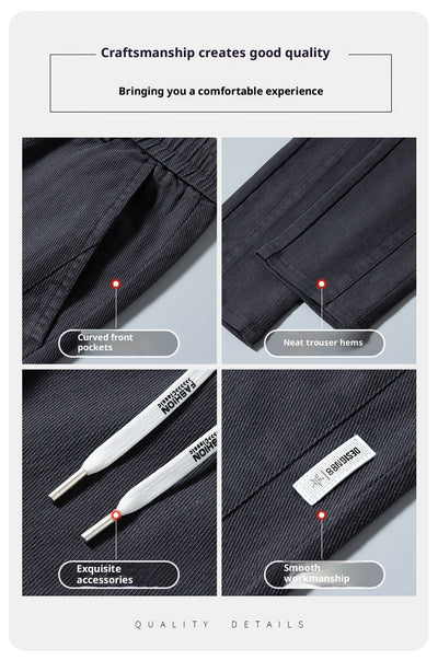 Pantalones Deportivos Rectos Elásticos para Hombre - Image 34