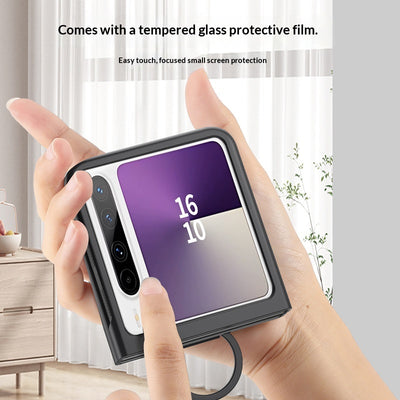 Funda Plegable para Teléfono con Ventana Grande y Anillo Protector Ultrafina - Image 13