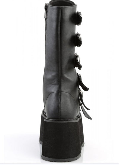 Botas Otoñales de Tacón Alto con Plataforma Gruesa y Hebilla - Image 5
