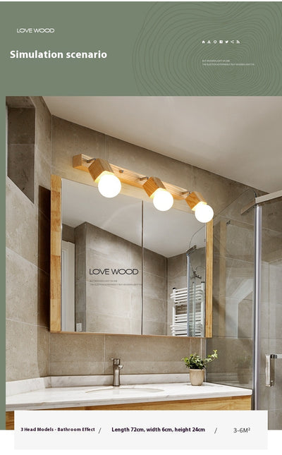Lámpara LED de Pared con Espejo para Dormitorio - Diseño Creativo - Image 7