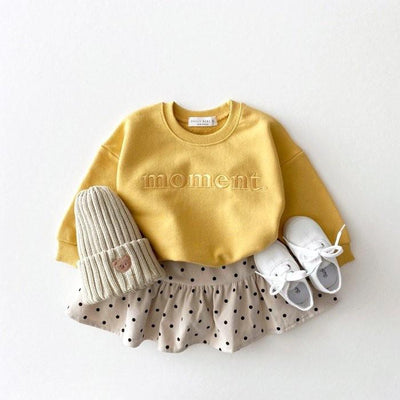 Sudadera Infantil de Algodón con Letras Bordadas - Image 11
