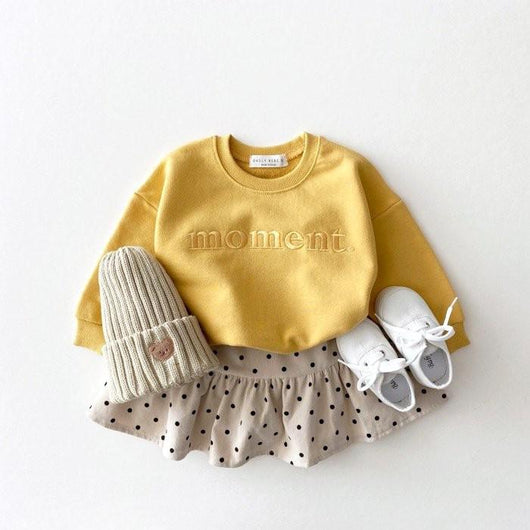 Sudadera Infantil de Algodón con Letras Bordadas - Image 11