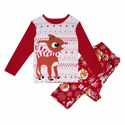 Pijamas Navideños a Juego para Toda la Familia - Estampado de Zorro Lindo - Image 6