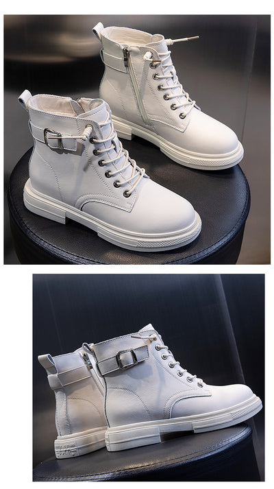 Botas Casuales Forradas en Fleece para Mujer - Botines Cálidos Tipo Tubo - Image 14