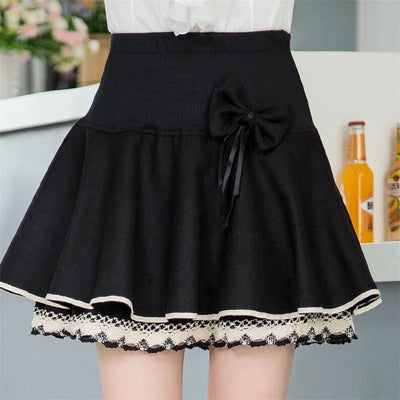 Falda de Lana Coreana para Otoño e Invierno - Image 11