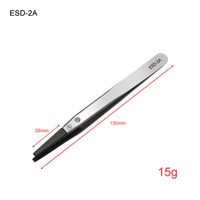 Pinzas de Precisión Antiestáticas con Punta Afilada y Borde Reforzado - Image 17