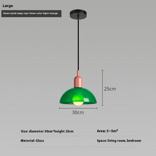 Lámpara Colgante Bauhaus Retro de Cristal para Restaurante - Image 23