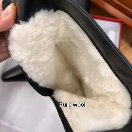 Botas de Invierno para Mujer en Cuero Genuino - Calidez y Estilo - Image 14