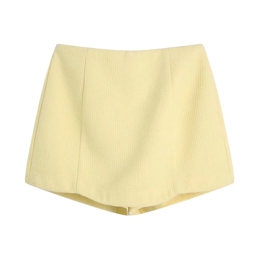 Shorts Texturizados de Moda Europea y Americana para Mujer