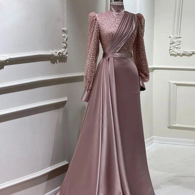 Traje de Dos Piezas Elegante con Cuello de Pie y Mangas Desmontables para Eventos - Image 2