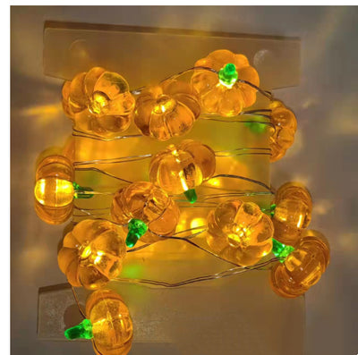 Cadena de Luces LED Calabazas con Batería para Decoración Halloween - Image 6