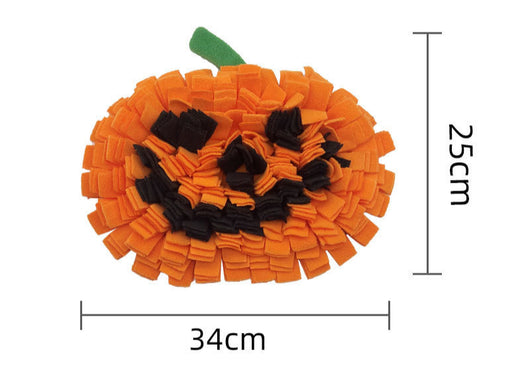 Tapete Olfativo para Perros Diseño Calabaza - Enriquecimiento Mental y Control de Velocidad - Image 6