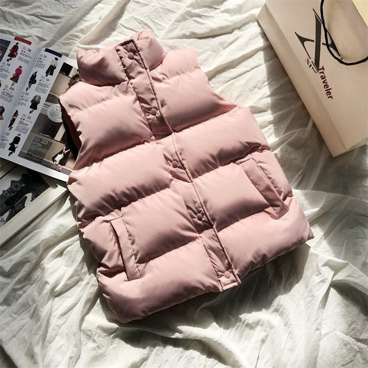 Chaleco Acolchado de Algodón para Mujer - Versátil y Cálido - Image 18