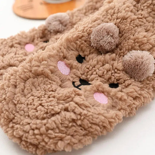 Calcetines Fuzzy Térmicos para Mujer - Pantuflas Cálidas de Microfibra Suave - Image 5